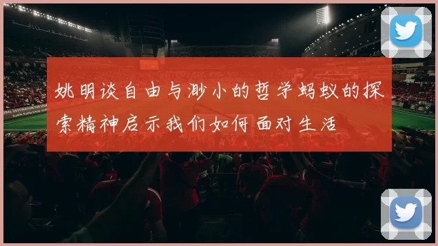 姚明谈自由与渺小的哲学蚂蚁的探索精神启示我们如何面对生活